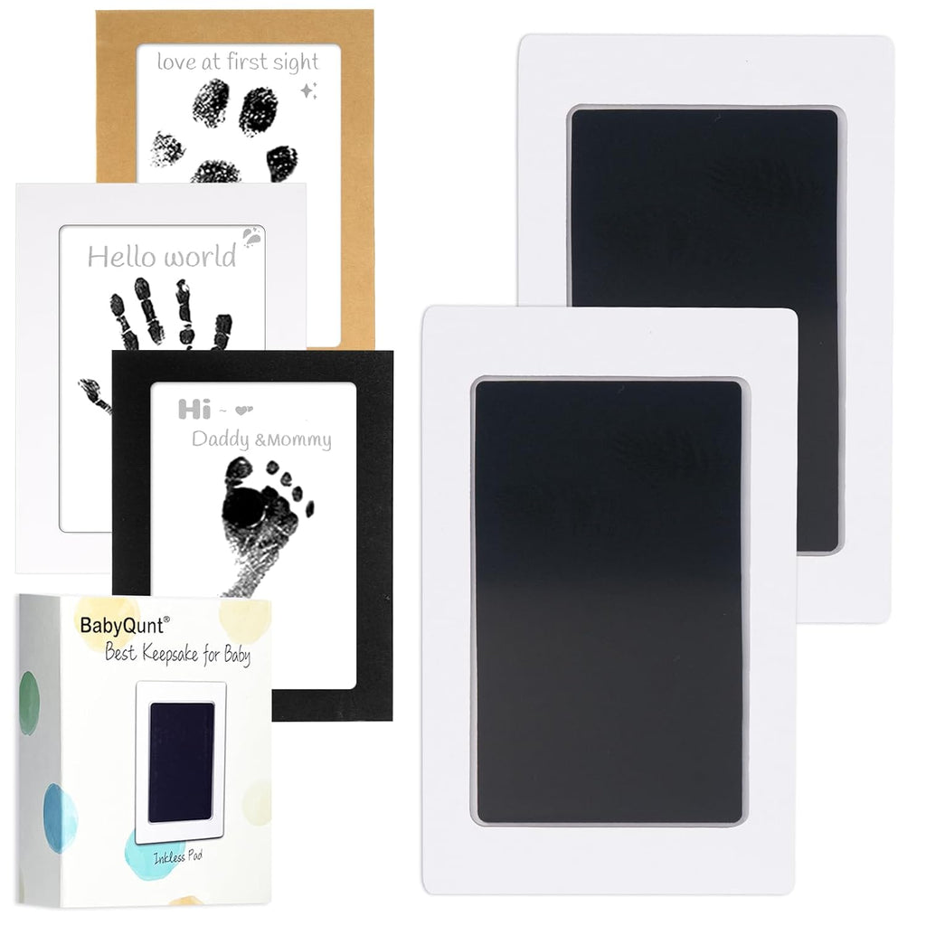 Inkless Baby Hand and Footprint Kit,Clean-Touch Ink Pads