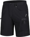 TACVASEN Men's Hiking Cargo Shorts 10" with Zipper Pockets Quick Dry Casual Stretch Golf Work Short Outdoor Summer
