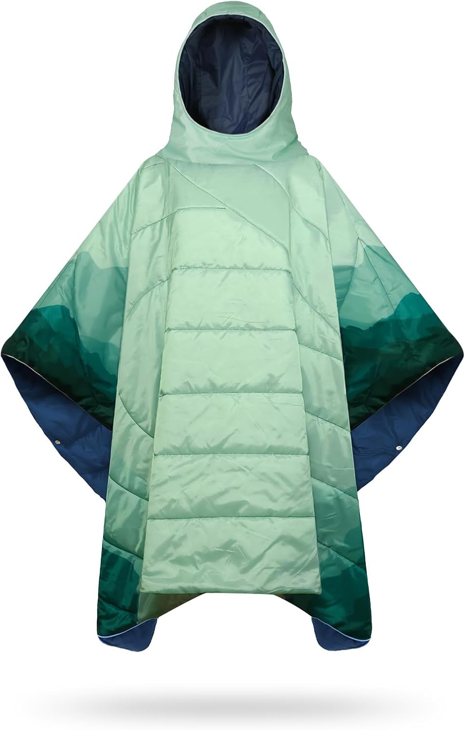Poncho Blanket Outdoor Wearable Camping Blanket Hoodie Waterproof
