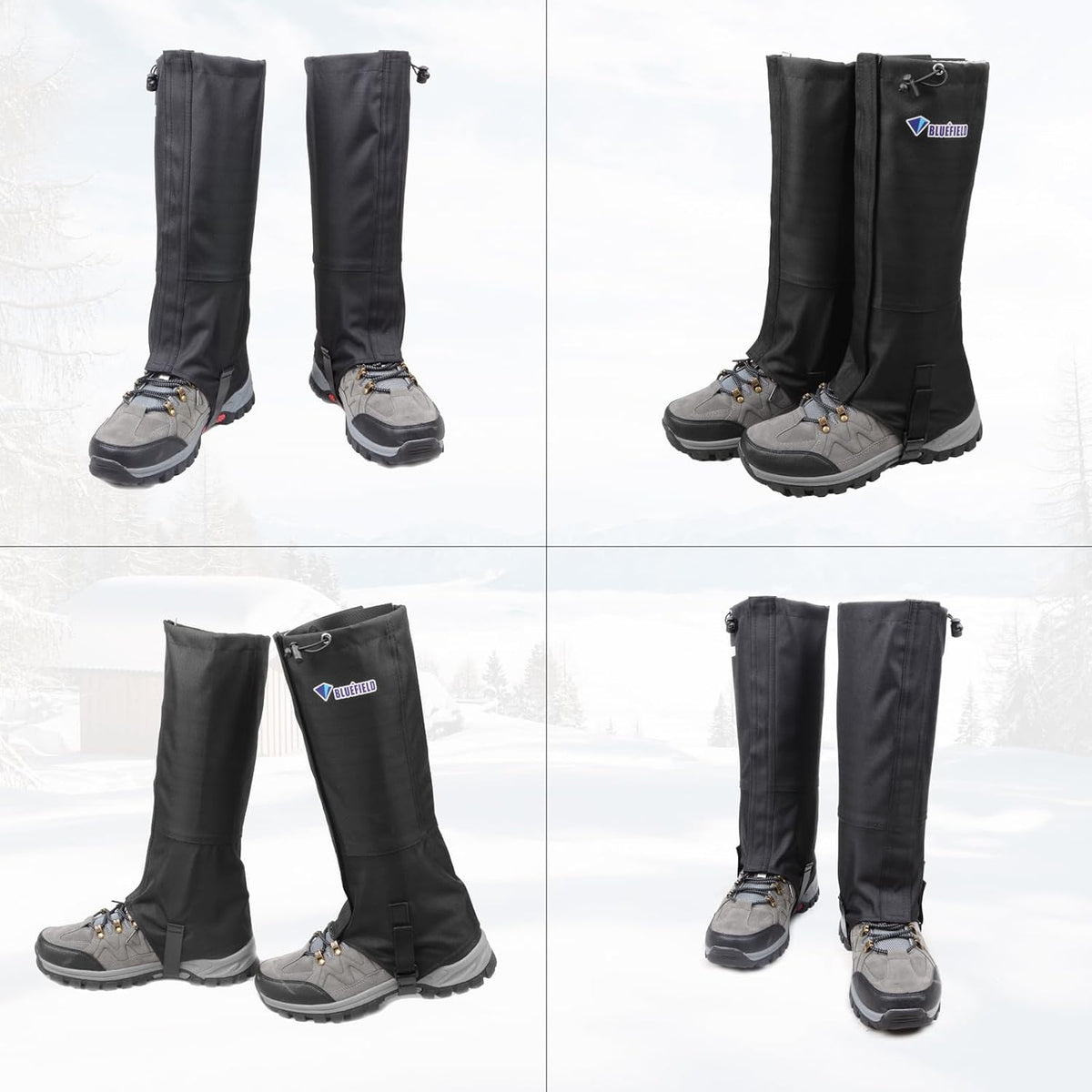 TRIWONDER Leg Gaiters Waterproof Snow Boot Gators Hiking Gaiters Men Women for Walking Climbing Hunting Cycling Backpacking Lightweight Rain Shoe Gaiters