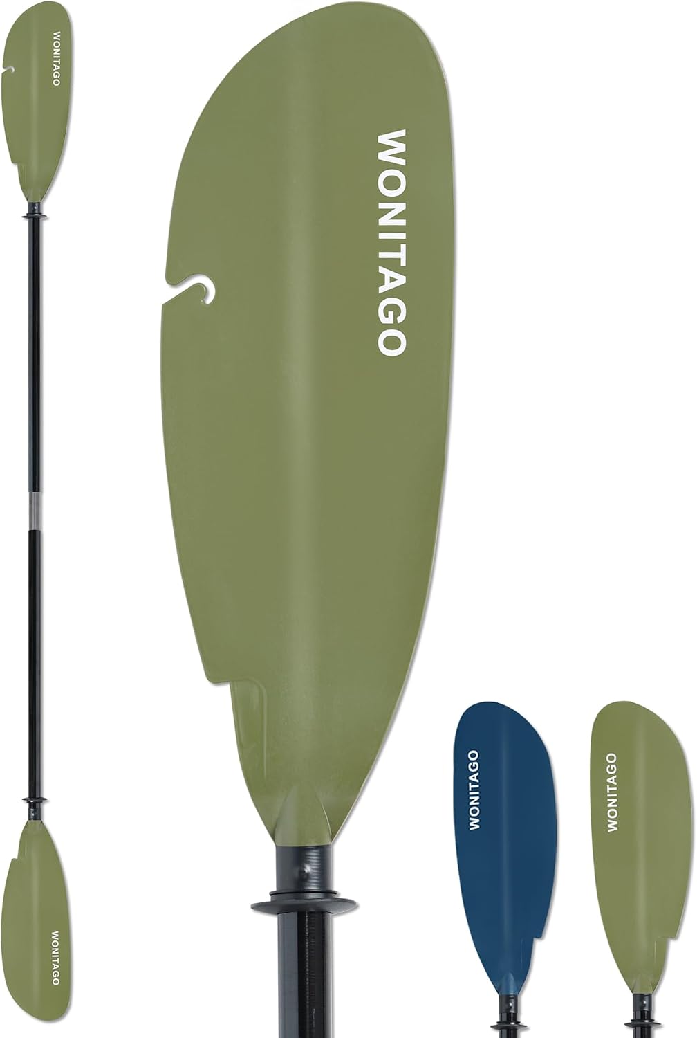 Angler Kayak Paddle, Adjustable Fiberglass Fishing Kayak Oar