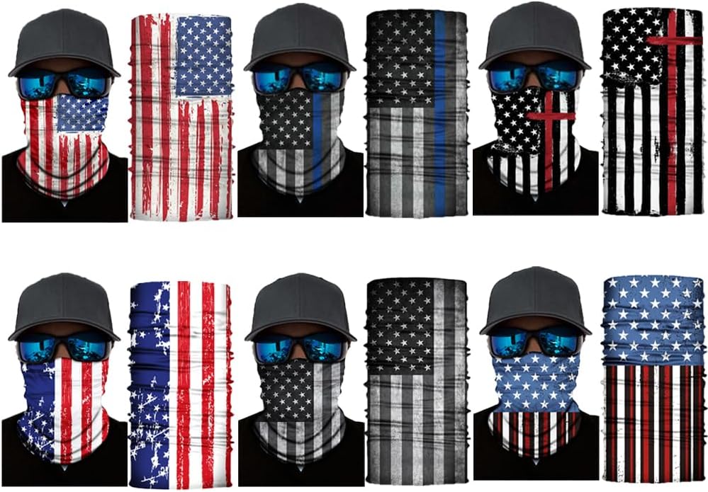 Neck Gaiter Mask,UV Protection Bandana Gator Face Cover Covering Mask,Tube Scarf,Neck Warmer Balaclava,Headband