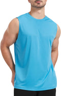 Men's Sleeveless UPF 50+ Swim Shirts Quick Dry UV Workout Tank Top