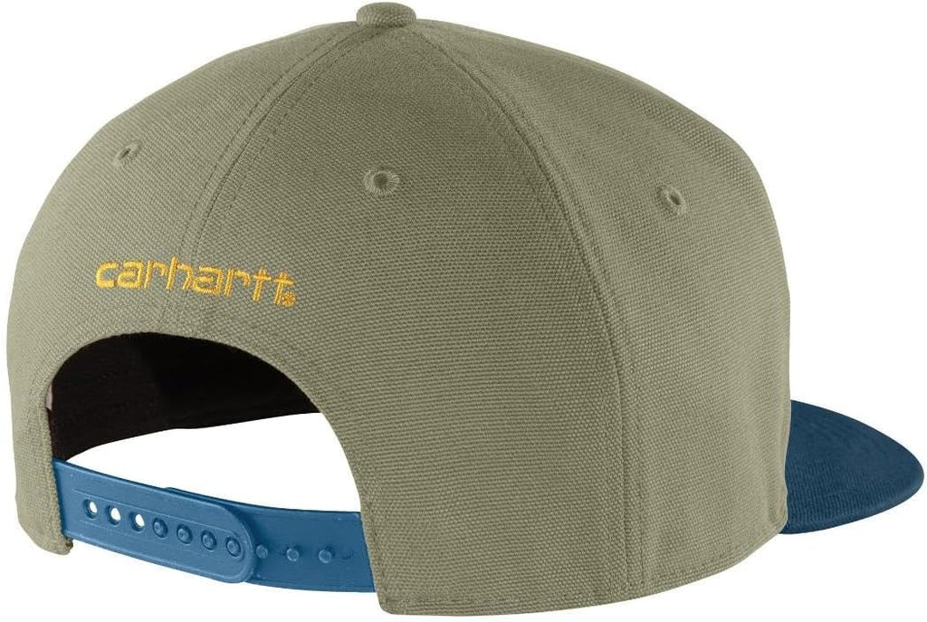 Carhartt Men's Firm Duck Flat Brim Cap