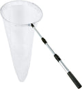 Insect and Butterfly Net with 12" Ring, 24" Net Depth, Handle Extends to 36 Inches