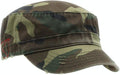 The Vintage Year Washed Cotton Distressed Cadet Hat - Tactical Military Baseball Cap for Men & Women, Outdoor Casual Wear