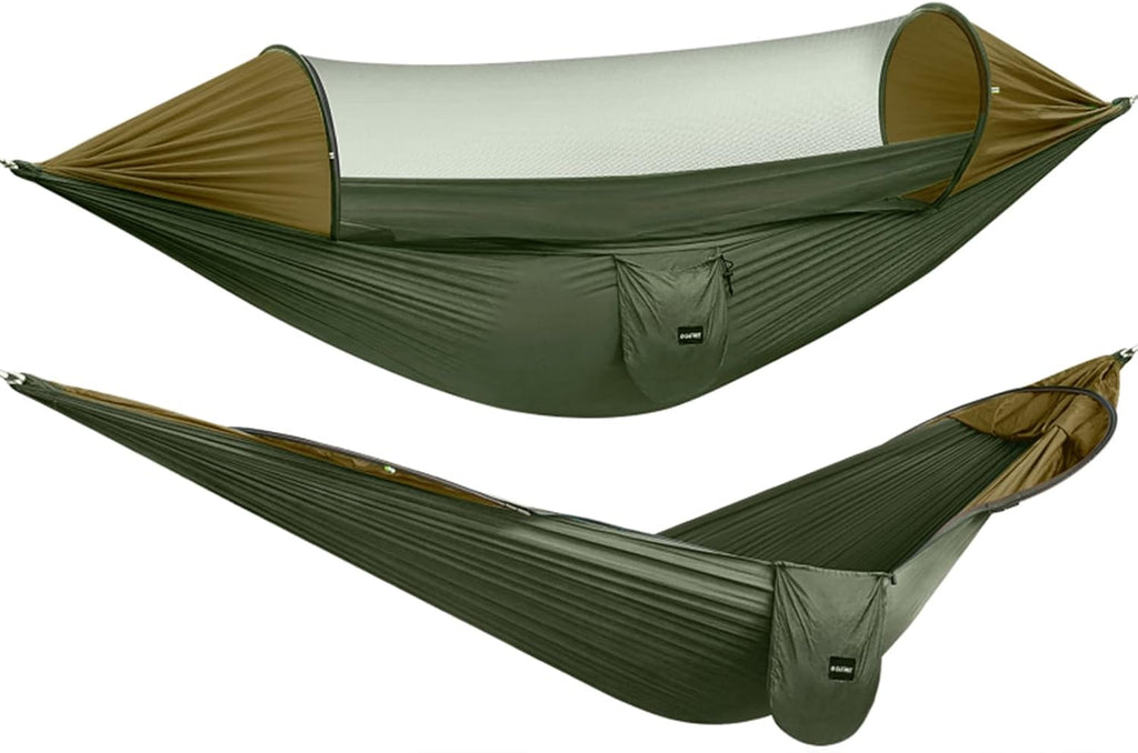 G4Free Large Camping Hammock for Outside with Mosquito Net 2 People Hammock