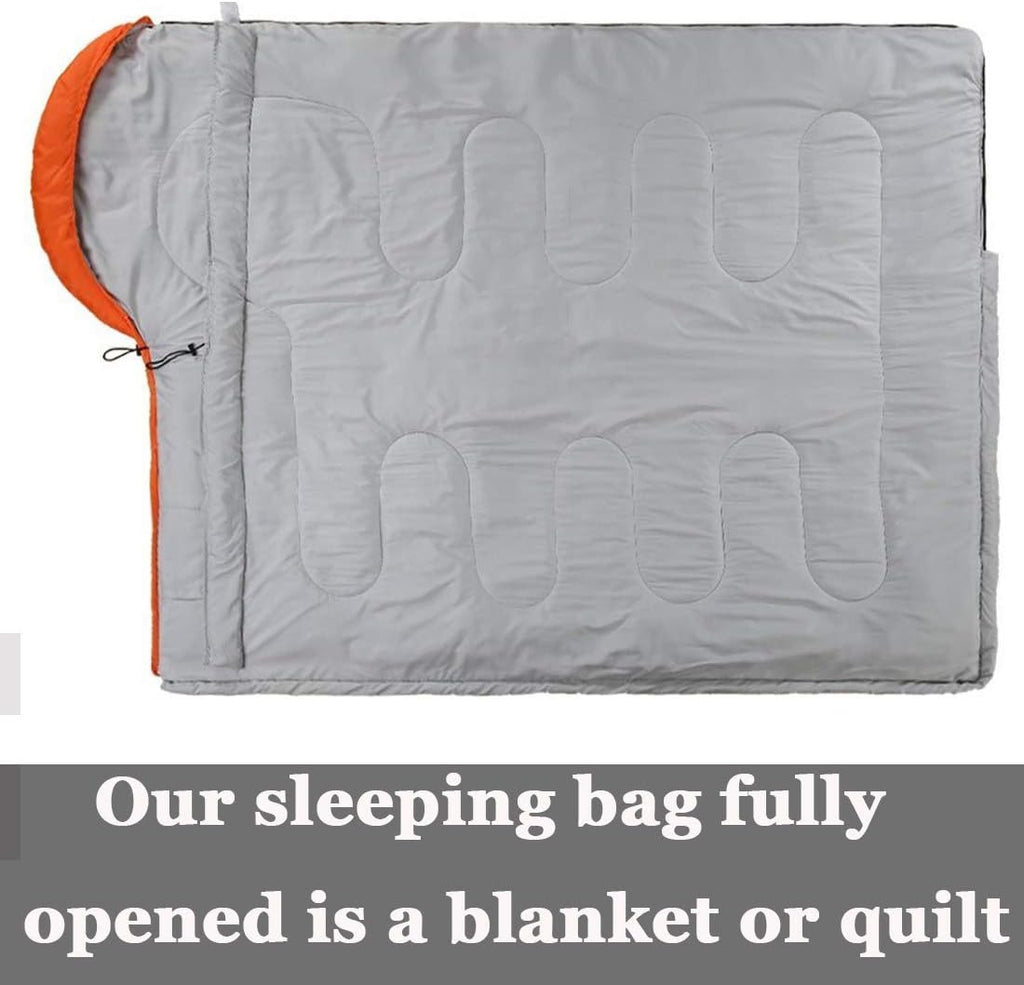 SOULOUT 3-4 Season Sleeping Bag for Adults & Teens - Camping