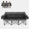 Oversized 3 Person Camping Chair Heavy Duty Double Camp Loveseat