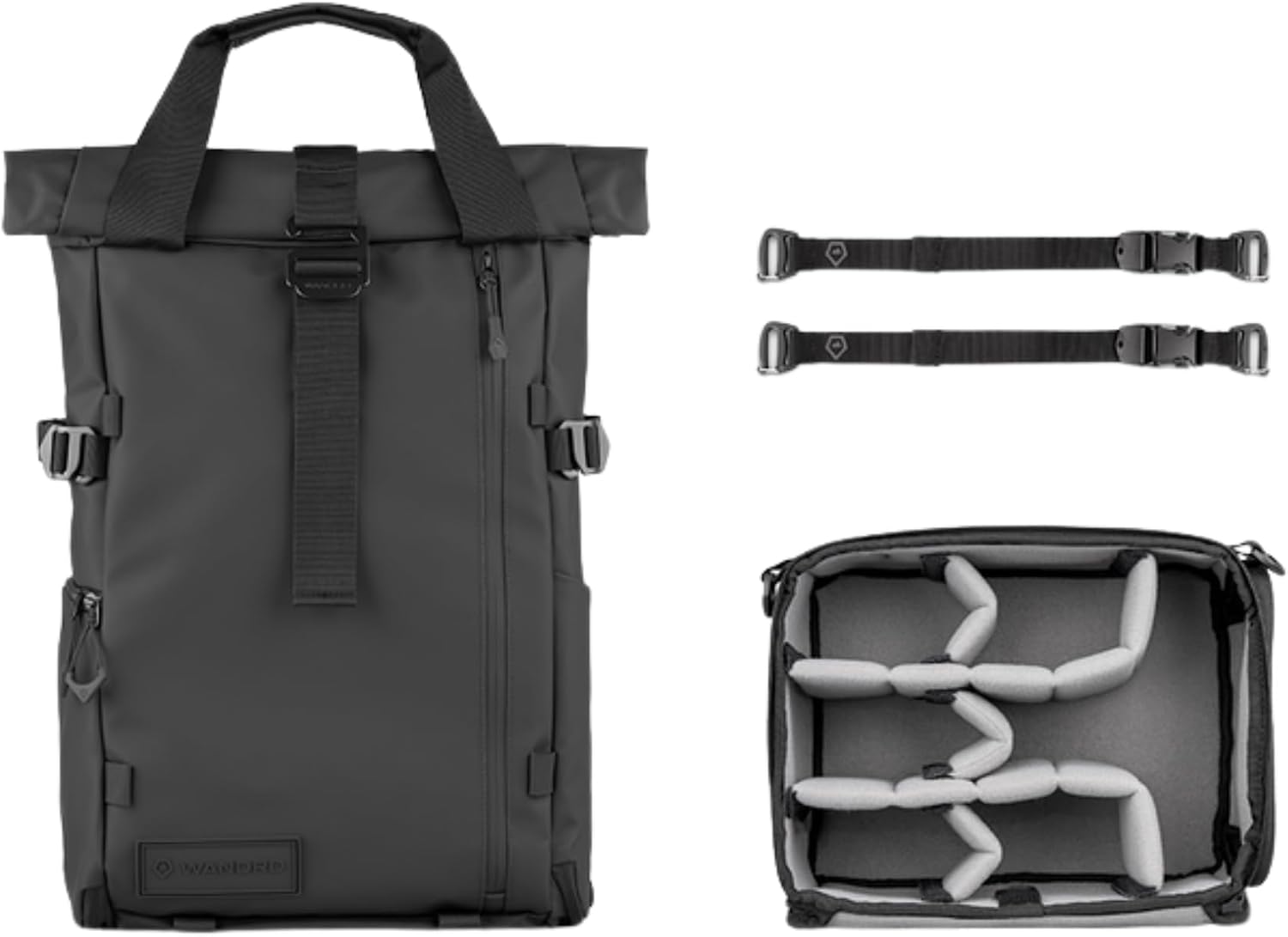 WANDRD PRVKE Rolltop 31L V4 Photography Bundle – Expandable Travel Camera Backpack with Essential Camera Cube and Laptop Sleeve