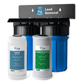 iSpring WGB21B-PB 2-Stage Lead & Chloramine Whole House Water Filter System