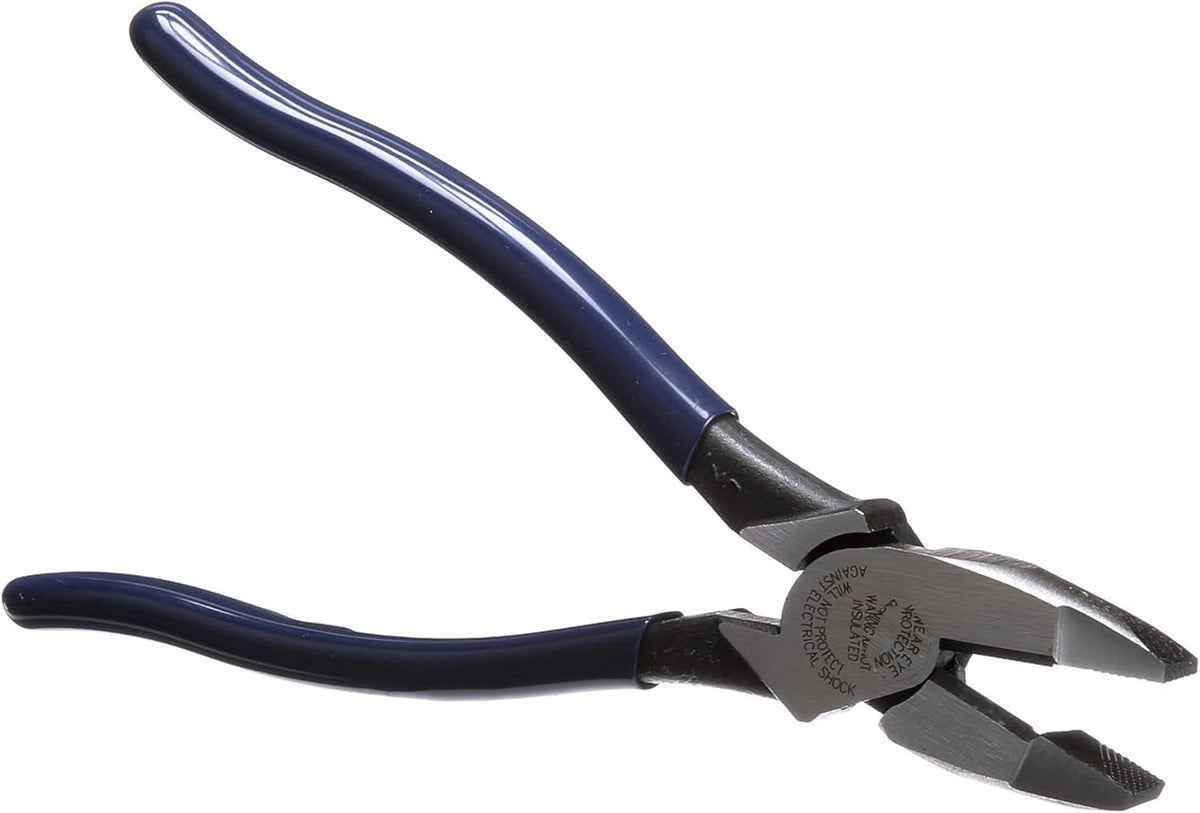 Klein Tools D213-9NETP Lineman's Fish Tape Pulling Pliers, 9-Inch