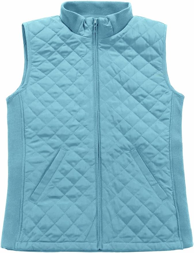 Bienzoe Womens Lightweight Quilted Vest: Warm Daily Layer