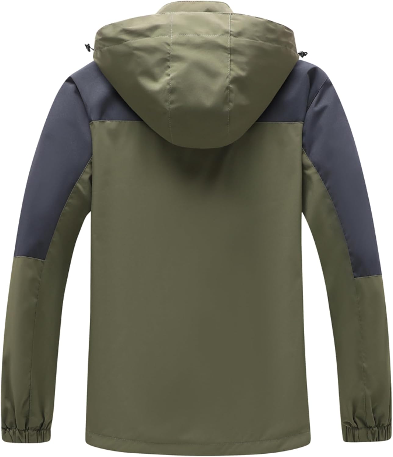 GIISAM Rain Jacket for Men, Mens Waterproof Raincoat Lightweight Rain Jackets Outdoor Rain Coat Windbreaker with Hood