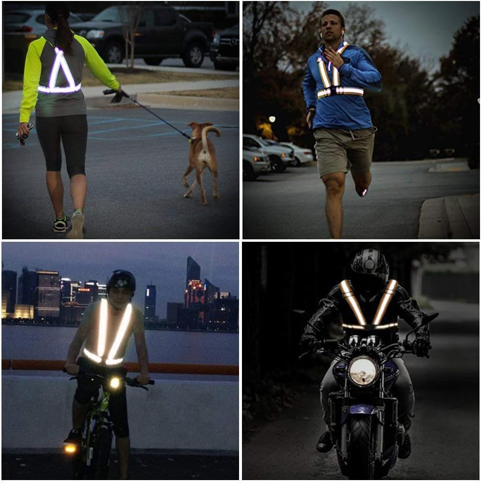 Reflective Vest Running Gear, 2-10Pack High Visible Safety VES
