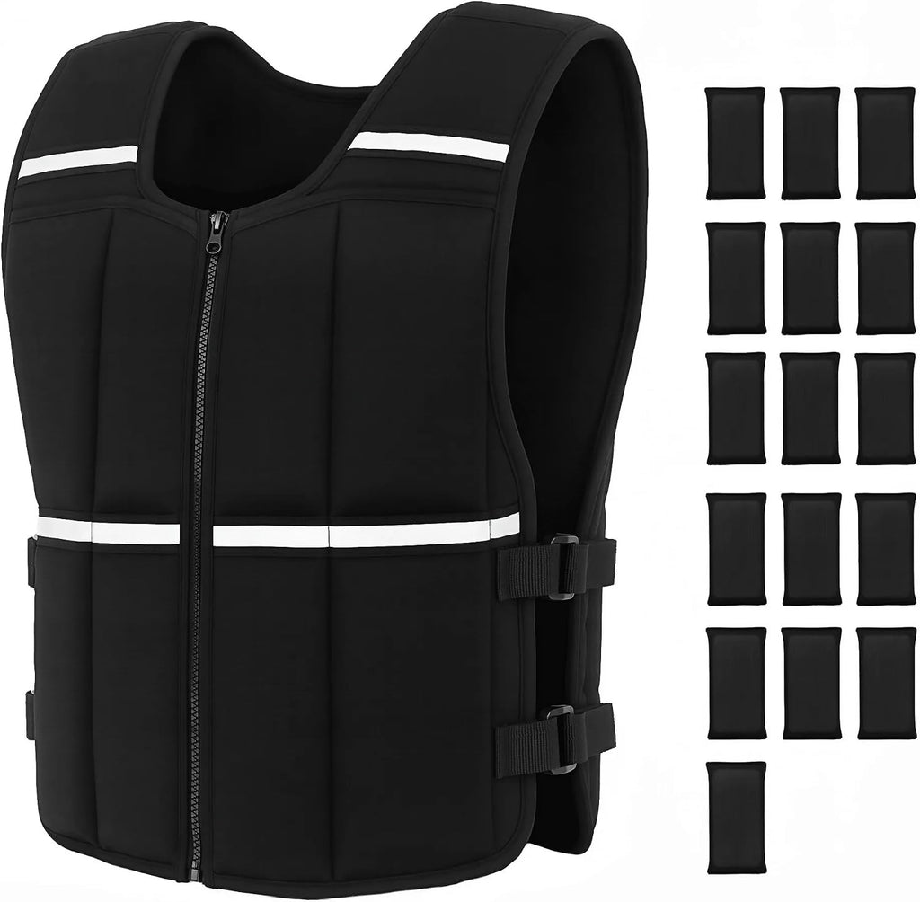 Adjustable 2‑35 lbs Soft Weighted Vest