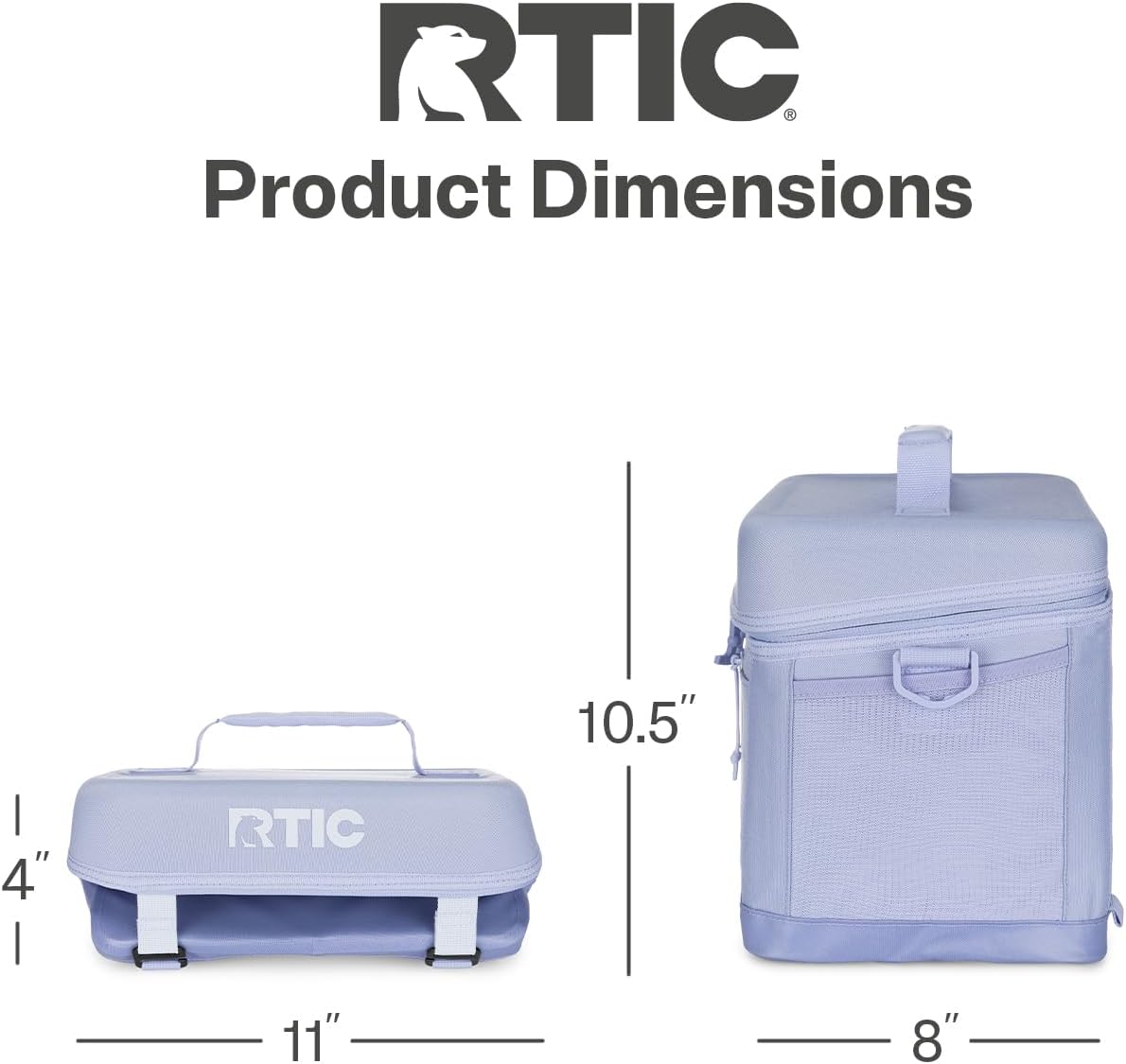 RTIC Everyday Cooler, Soft Sided Portable Insulated Cooling for Lunch, Beach, Drink, Beverage, Travel, Camping, Picnic, for Men and Women