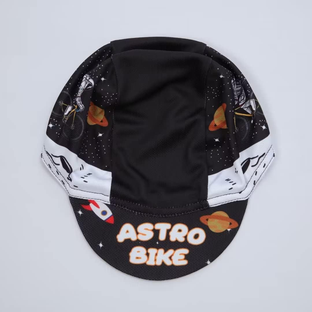 Funny Cycling Cap - Polyester Cartoon Cycling Hat-Under Helmet - Cycling Helmet Liner Breathable&Sweat Uptake