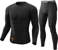 Mens Thermal Underwear Long Johns Sets Cold Weather Base Layer Shirts