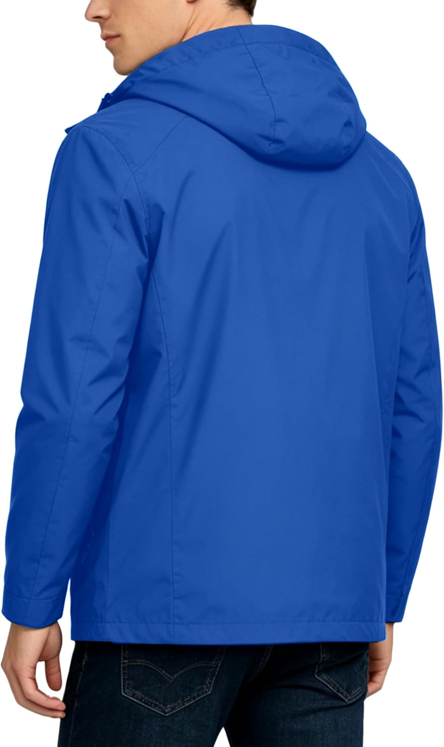 Little Donkey Andy Men's Waterproof Rain Jacket Outdoor Raincoat for Hiking