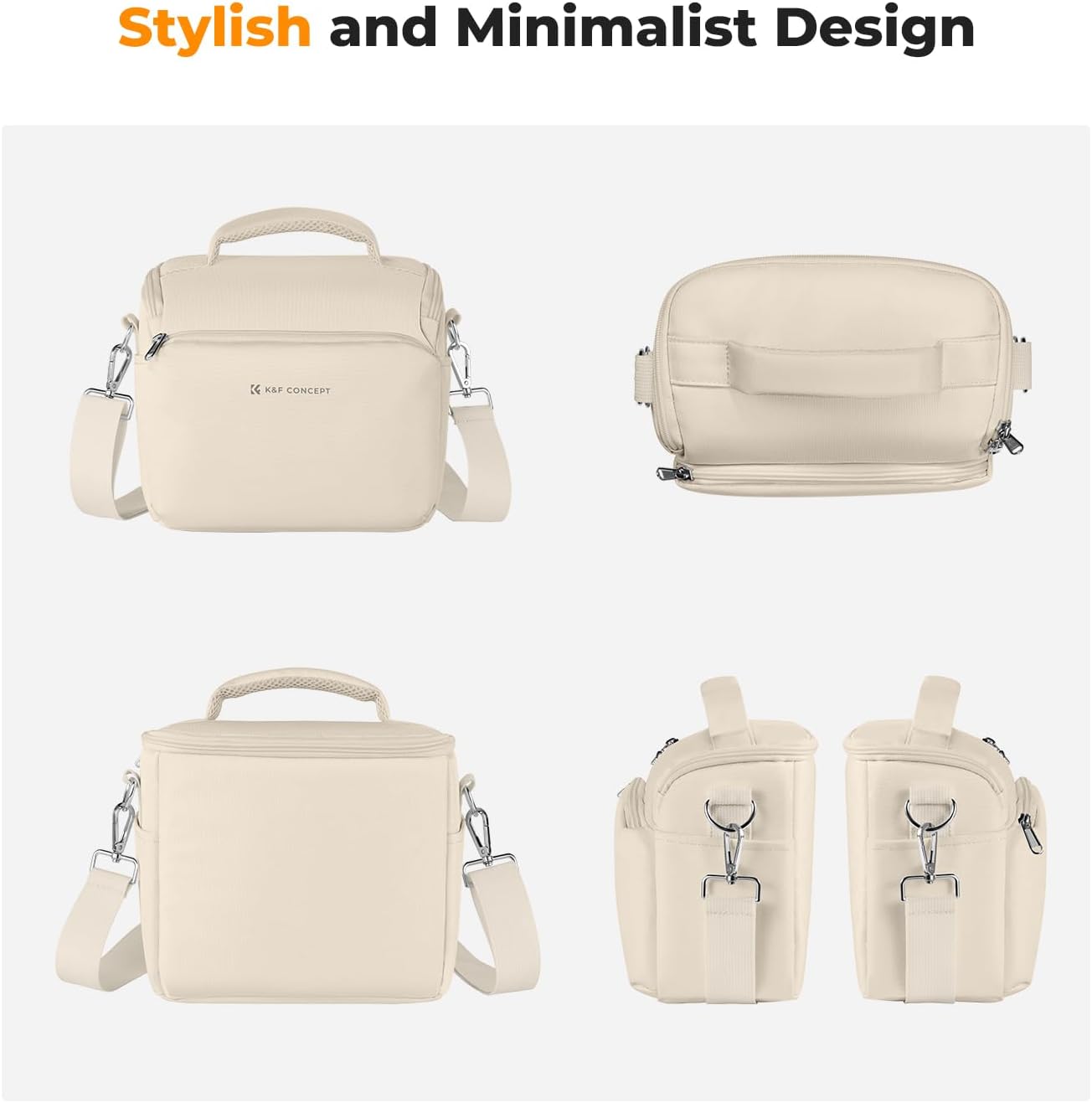 K&F CONCEPT Camera Sling Bag Small Crossbody Case