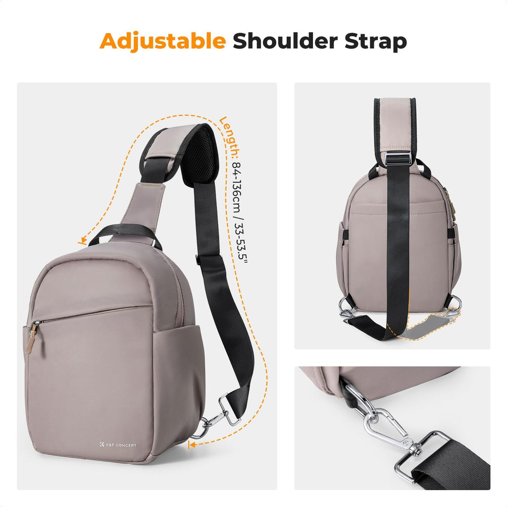K&F CONCEPT Camera Sling Bag, Compact Crossbody Bag for DSLR Mirrorless
