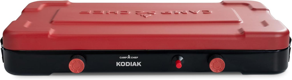 Camp Chef Mountain Series Kodiak Two-Burner Stove, 10,000 BTU Each, Red
