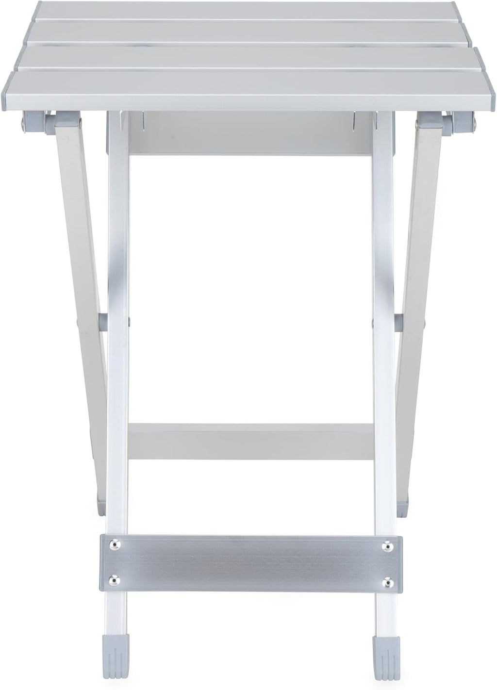 Camco Aluminum Fold-Away Outdoor Side Table for Campsites, Small, 51890