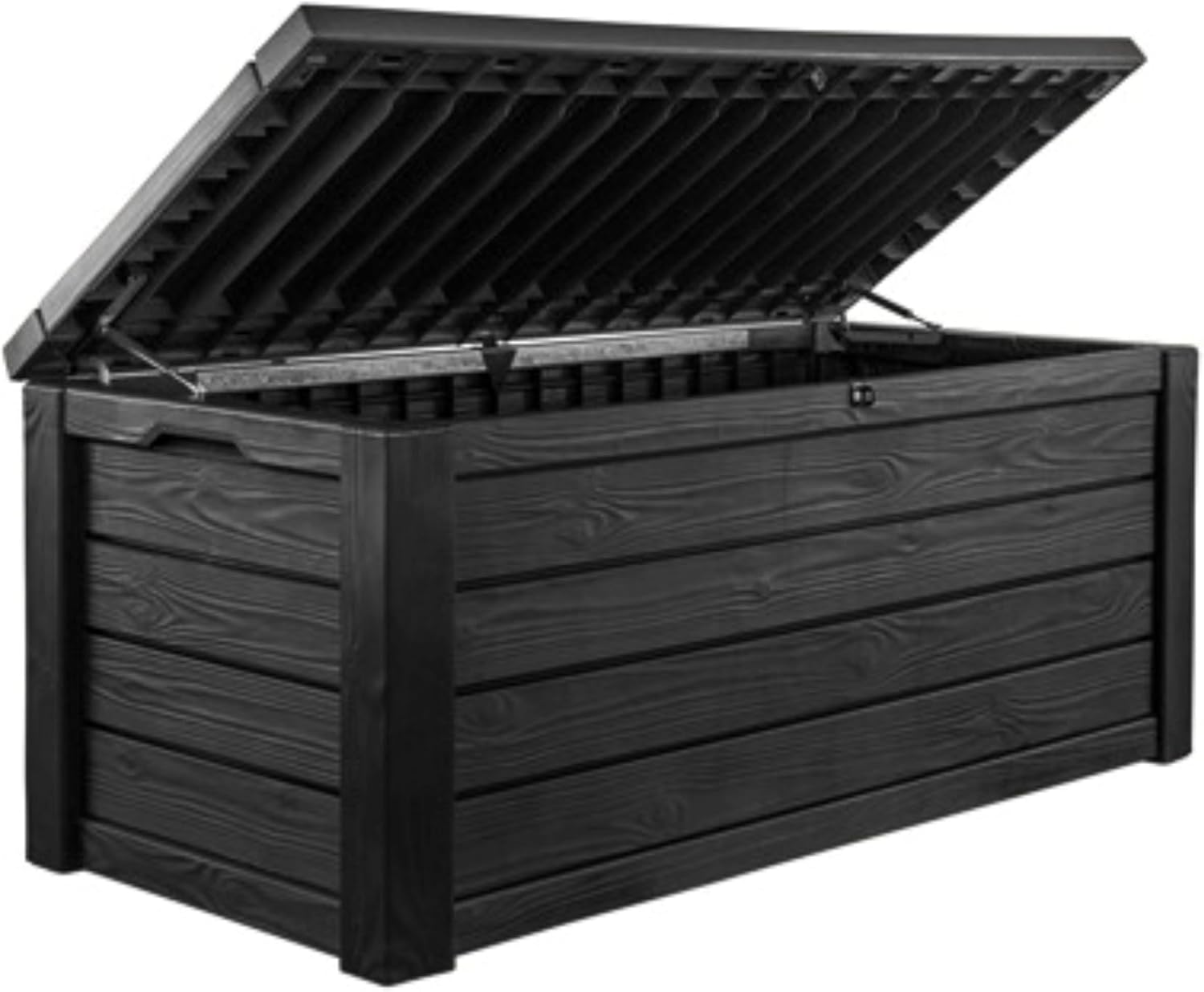 Keter Westwood Outdoor Storage Deck Box, 150 Gallon, Dark Grey