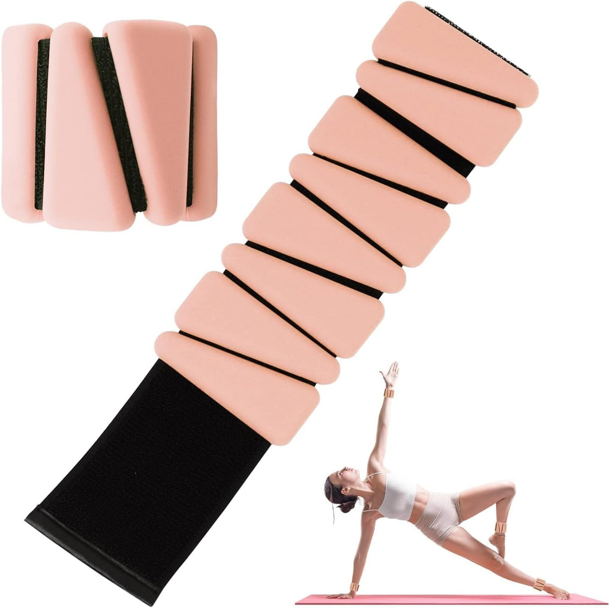Wrist Weights Set of 2 (1 lb Each), Ankle Weights for Women & Men
