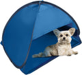 Beach Sun Shelter, Pop Up Portable Tent for Anti-UV Windproof Camping Picnic, Small Pets, Blue