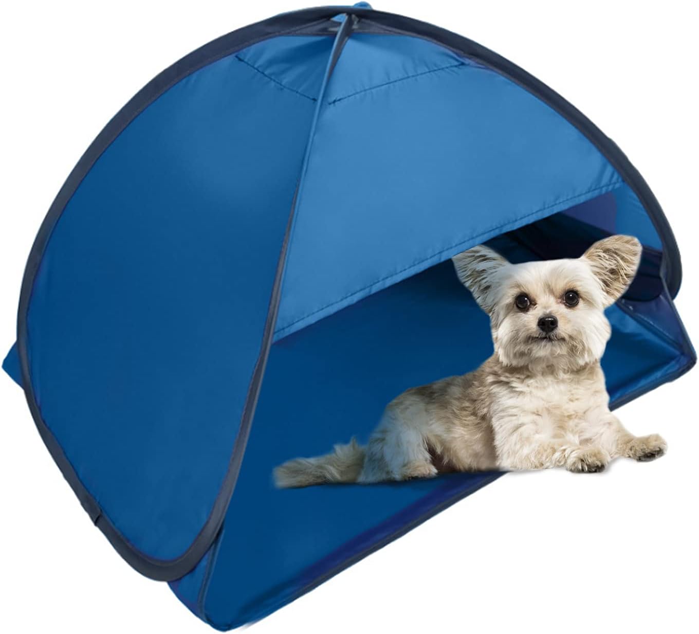 Beach Sun Shelter, Pop Up Portable Tent for Anti-UV Windproof Camping Picnic, Small Pets, Blue