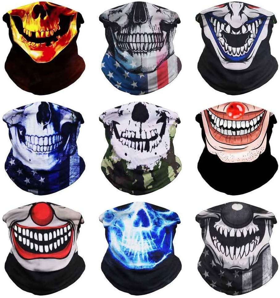 VCZUIUC Neck Gaiter Face Cover Mask Balaclava for Men and Women