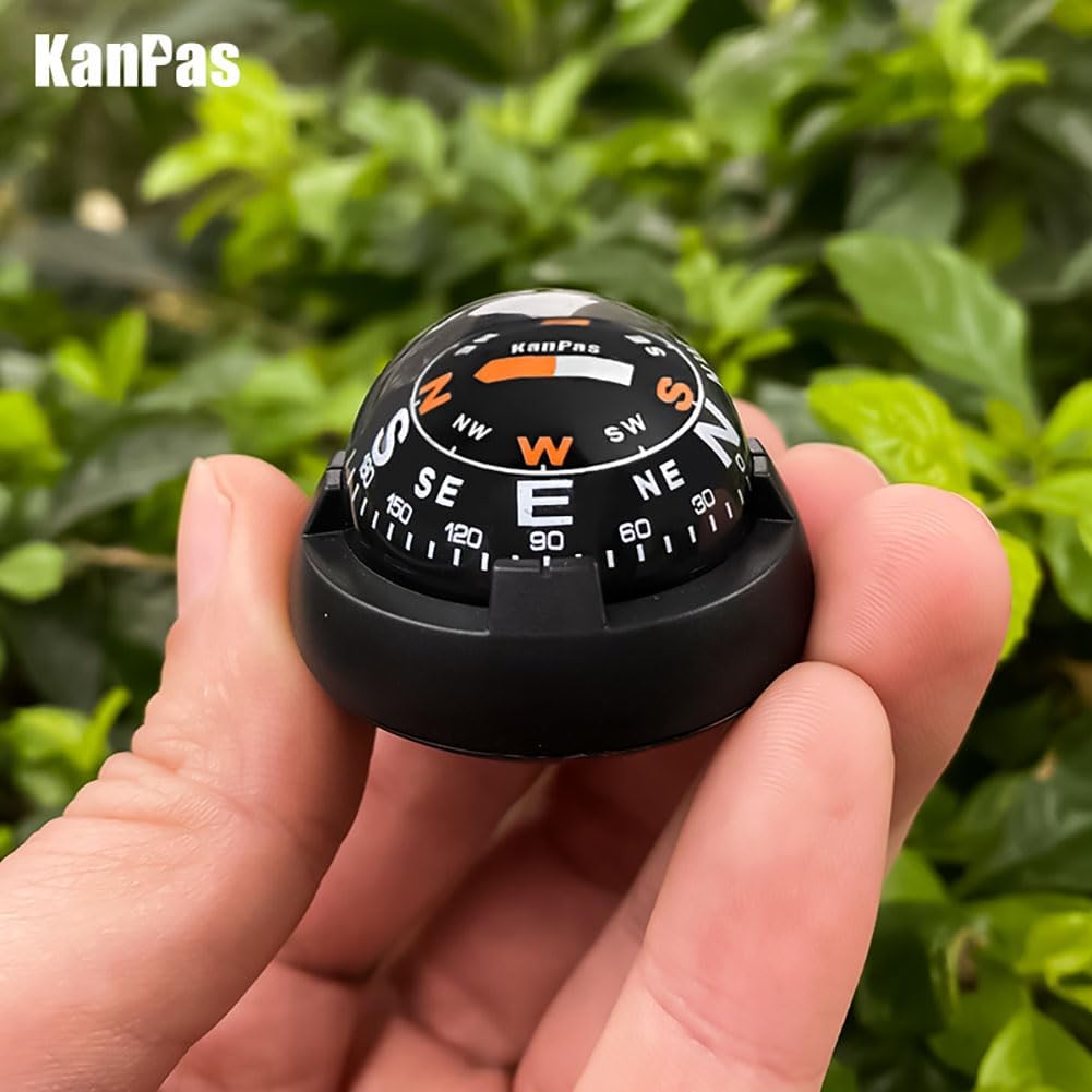 KanPas EDC Ball Compass for Hands-Free and Free Angle Reading