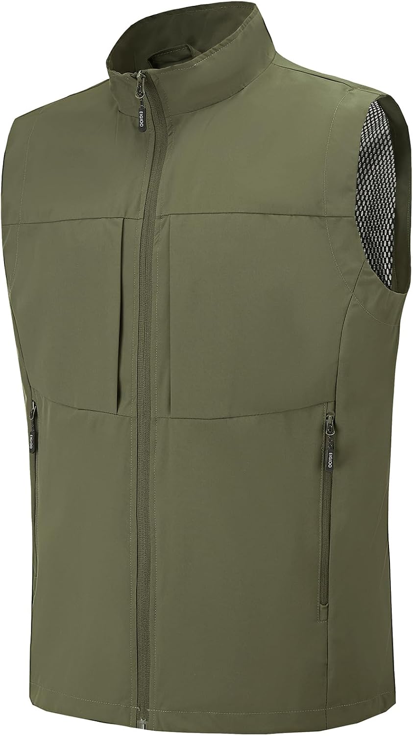 Men's Lightweight Outerwear Vest Softshell Sleeveless Jacket