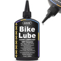 Keze Dry Bike Chain Lube MTB Mountain Bicycle Chain Oil Ceramic Bike Lube with PTFE Ebike Lubricant Against Wear, Reduces Friction Noise & Chainsuck, for Dry and Dusty Weather Conditions, 120 ml