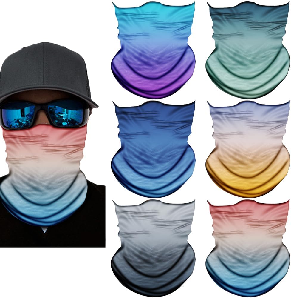 Neck Gaiter Mask,UV Protection Bandana Gator Face Cover Covering Mask,Tube Scarf,Neck Warmer Balaclava,Headband