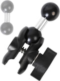 Double Socket Arm with 1" Double Ball Adapter Compatible with RAM B Size Mounts, 360° Rotation Extension Rod for Phone Holder, Tablet Mount, for Bike, Motorcycle, Truck (4.13" Short Adapter)