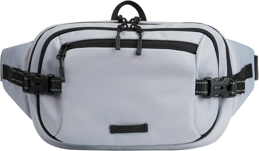 WATERFLY Fanny Pack Waist Bag: 3L Large RFID Anti-Theft for Travel