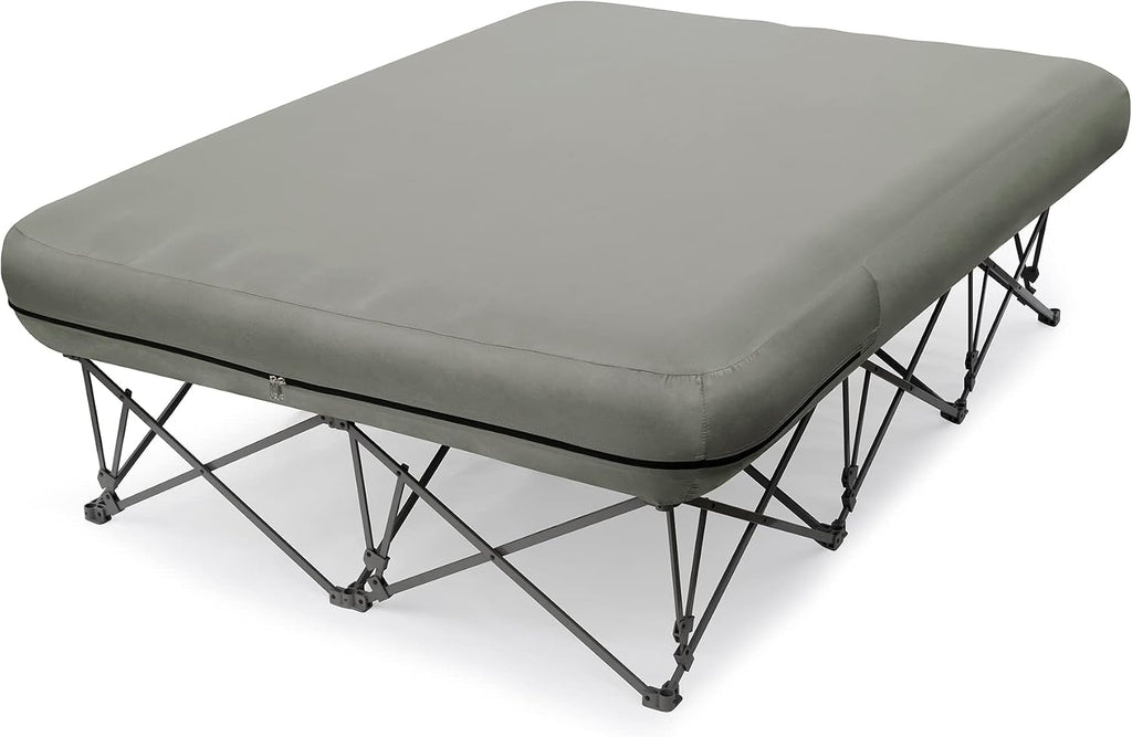 KAMPKEEPER Camping Cot for Adults with Air Mattress, No Air Pump