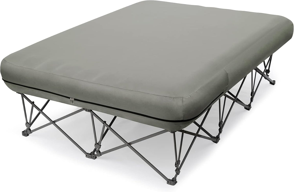 KAMPKEEPER Camping Cot for Adults with Air Mattress, No Air Pump