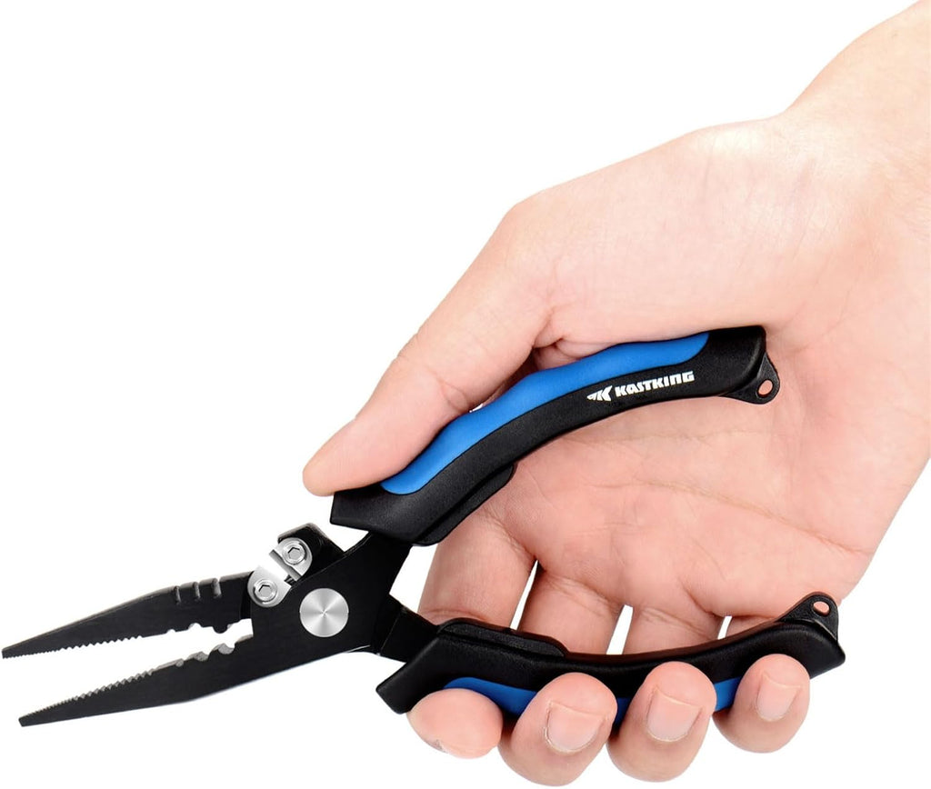 KastKing Intimidator Fishing Pliers, Saltwater Resistant Fishing Gear