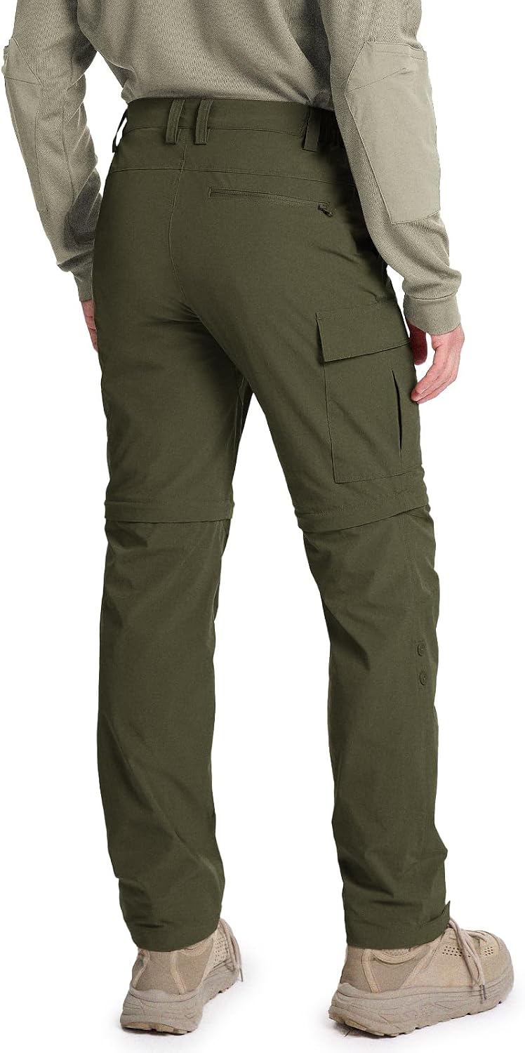 Moosehill Men's Hiking Pants: Convertible Quick-Dry