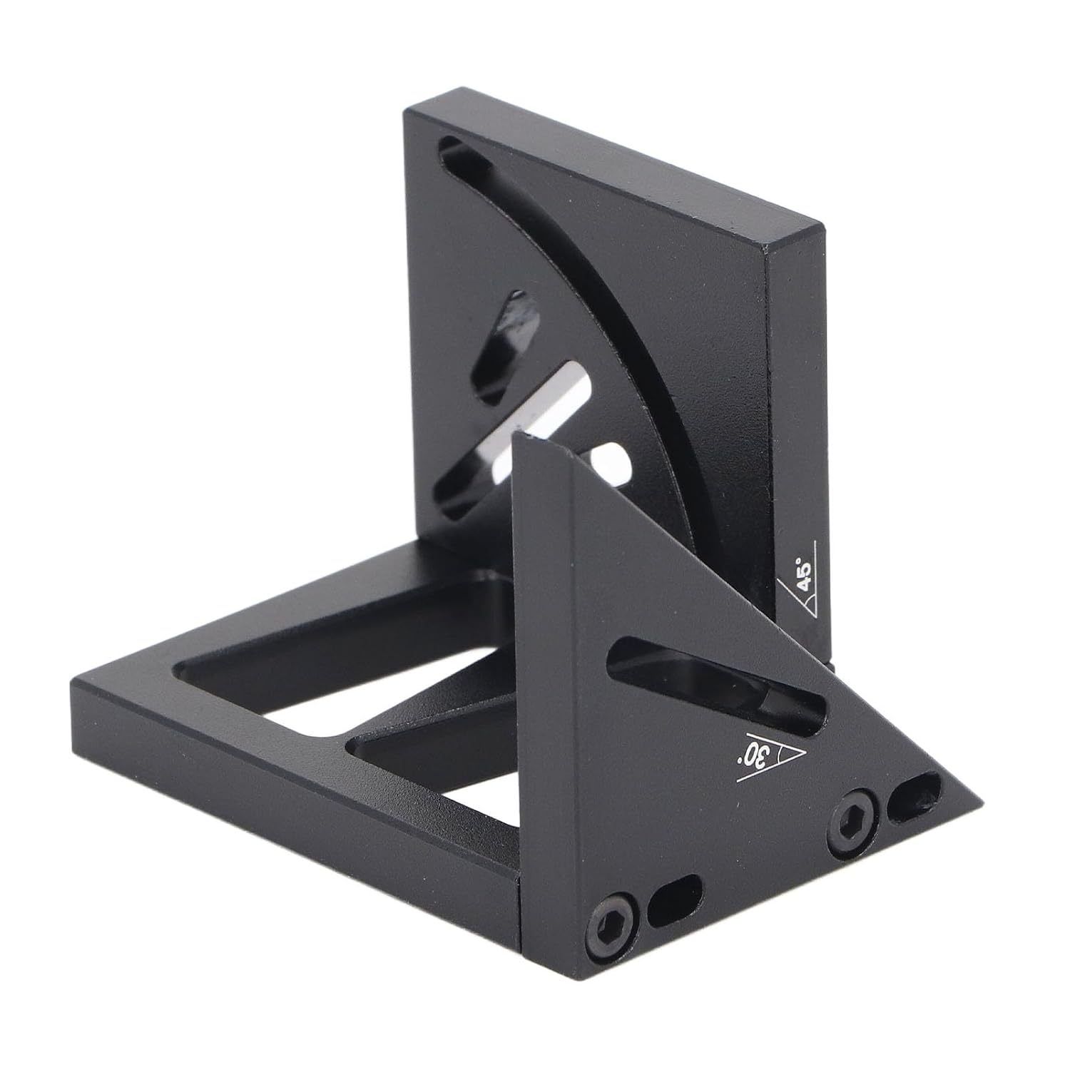 3D Woodworking Square Aluminum Alloy Multi Angle Measuring Ruler 45 90 Degree Carpenter Square Protractor