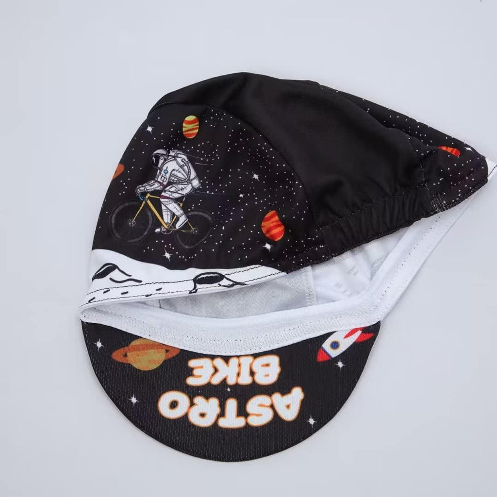 Funny Cycling Cap - Polyester Cartoon Cycling Hat-Under Helmet - Cycling Helmet Liner Breathable&Sweat Uptake