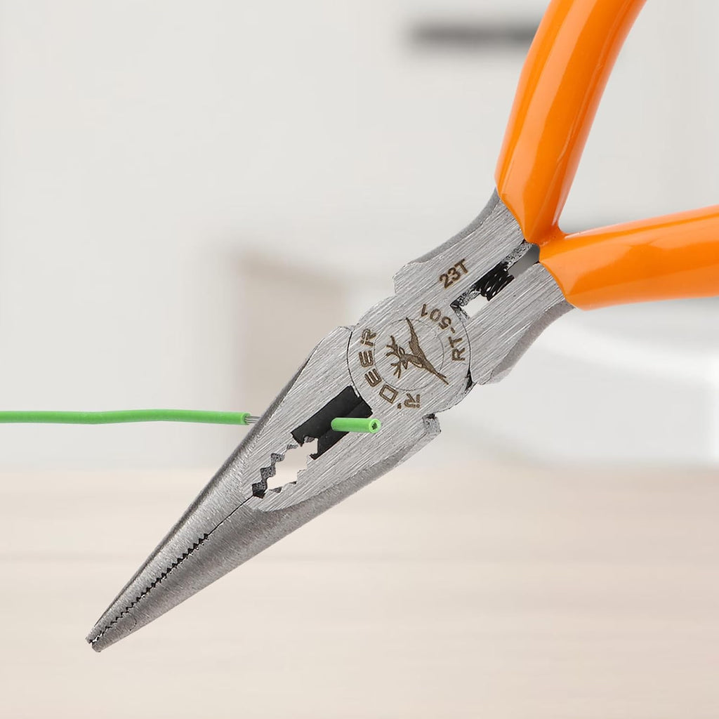 Rongon 5in Small Needle Nose Pliers,Long Nose Plier, Jewelry Plier Tool
