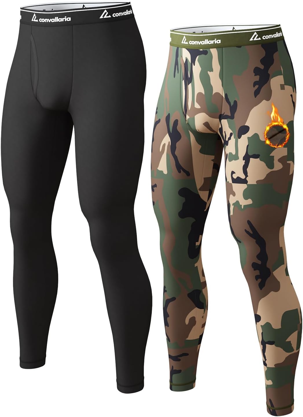 Men's Thermal Pants Long Johns Bottom Athletic Base Layer