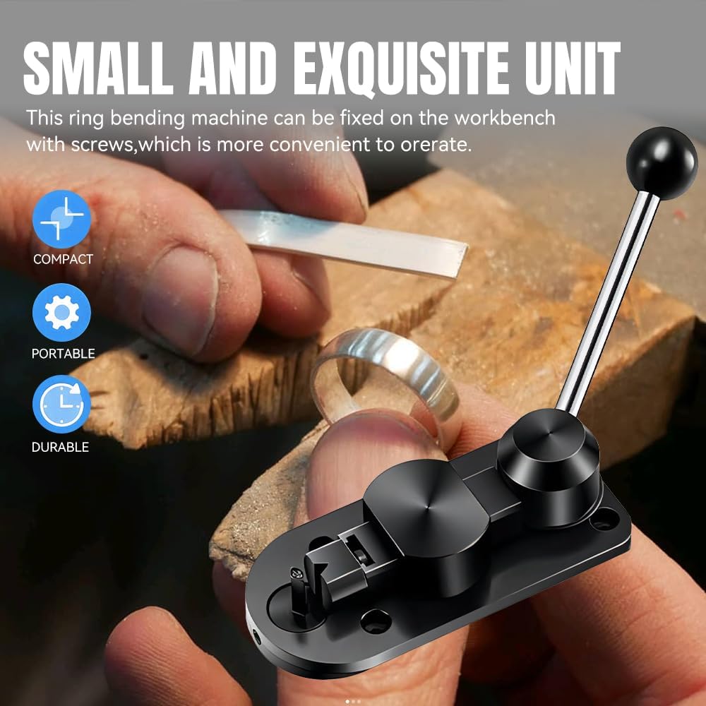 lakimi 31Pcs Professional Jewelry Ring Bender Tool Kit for Spoons