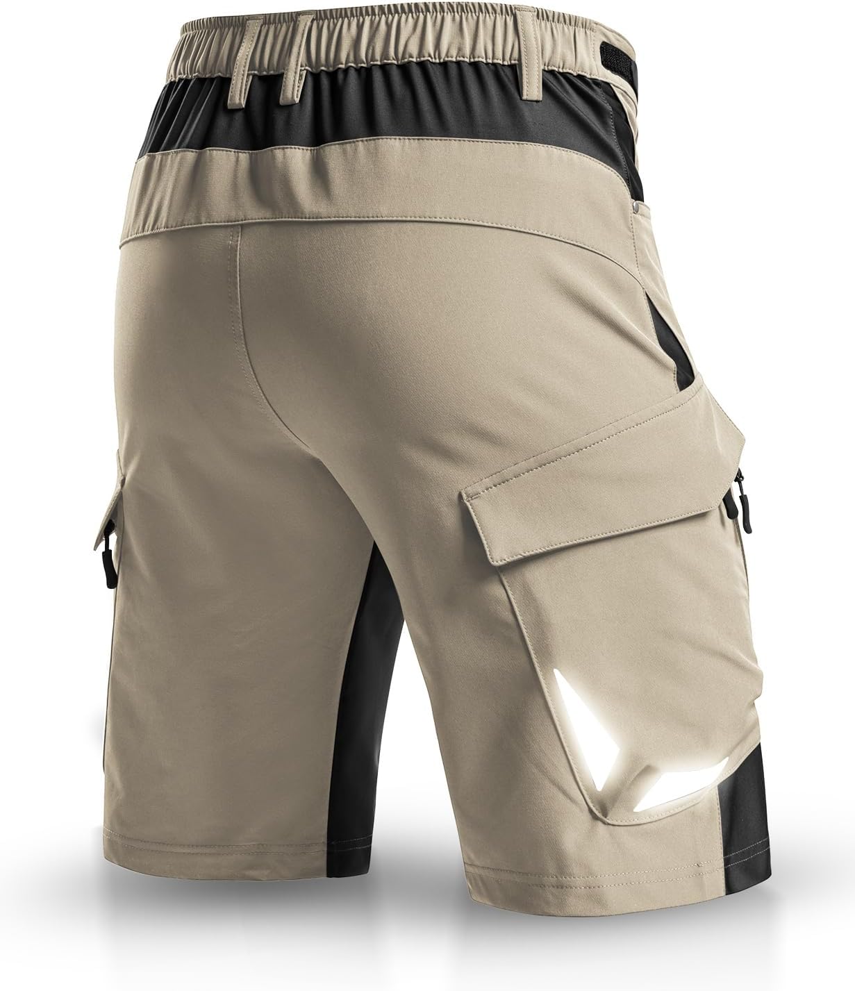 XKTTAC Men's Hiking Cargo Shorts: 4-Way Stretch with 6 Secure Pockets