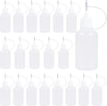 Bantoye 20 Pcs Needle Tip Glue Bottle Applicator, 30 ml